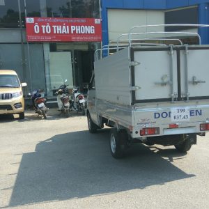 Xe tải Dongben DB1021/KM.02 thùng khung mui, tải trọng 810Kg